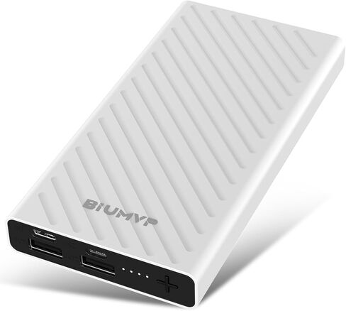 BIUMVP Heated Vest Battery Pack,10000mAh 5V 2A Power Bank Specially Designed for Heated Jacket, Heated Clothes,Heated Coat,Heated Pants. in Saudi Arabia