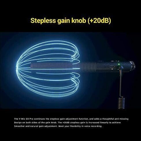 دايتي مجموعة ميكروفون دي 3 برو من في مايك ثنائي الاتجاه مع حامل ريكوت ثنائي القيثارة للصدمات لكاميرا دي اس ال ار وكاميرات الفيديو والهواتف الذكية والتابلت والمسجلات اليدوية واللابتوب وغيرها in Kuwait