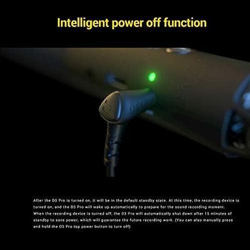 دايتي مجموعة ميكروفون دي 3 برو من في مايك ثنائي الاتجاه مع حامل ريكوت ثنائي القيثارة للصدمات لكاميرا دي اس ال ار وكاميرات الفيديو والهواتف الذكية والتابلت والمسجلات اليدوية واللابتوب وغيرها in Kuwait