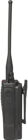 4 x Motorola RDU4100 RDX Business Series Two-Way UHF Radio (Black) (RDU4100) + 4 x Motorola HKLN4604 PTT Earpiece - 4 Pack with Mic Bundle in Saudi Arabia