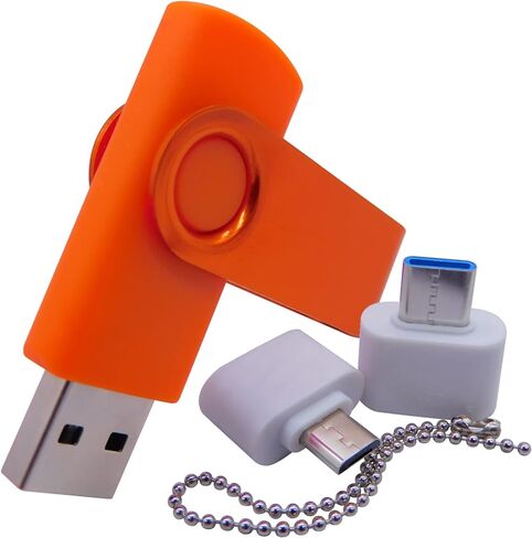 1GB USB Flash Drives Memory Sticks Thumb Drive Pen jumpdrive U Disk with Type-C/OTG Adaptor for Pupil & Students (Purple) in Kuwait