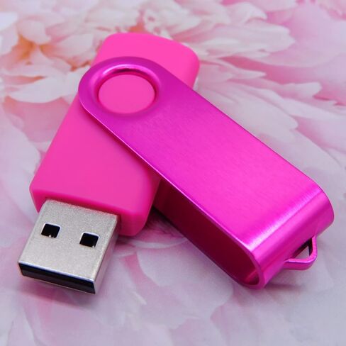 محركات أقراص فلاش USB سعة 1 جيجابايت، عصا ذاكرة، قلم محرك الإبهام، قرص U مع محول من النوع C/OTG للتلاميذ والطلاب (وردي) in Saudi Arabia