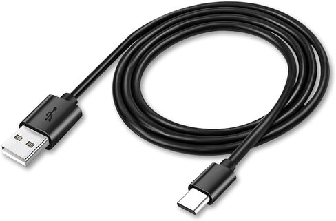 كابل USB C 3A شحن سريع 1 قدم، سلك شاحن USB A إلى النوع C، متوافق مع Samsung Galaxy S10 S10+ / Note 10 9 8، LG V50 V40 G8 G7 والمزيد - أسود in Kuwait