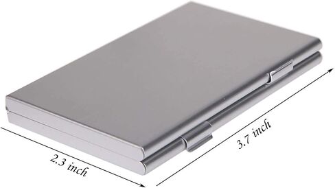 Portable Aluminum Memory Card Case Carrying Holder for SD MicroSD Micro SDXC SDHC TF card Cell Phone 4G/5G Micro SIM/SIM Card with 3M Adhesive Matrix Skin and Soft EVA Foam Inserts for Good Protection in Saudi Arabia