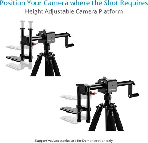 Proaim Tango 360° Rotating Dutch Angle Rig for DSLRs. Camera Height Adjustment. Angle Ring & Stopper for Repeat Shot. Rotation Lock for Specific Angle, Adjust Friction for Soft/Hard Motion (P-TNGO-01) in Saudi Arabia