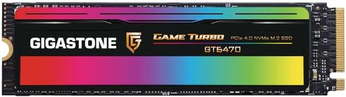Gigastone SSD 2TB NVMe Gen 4 Gaming M.2 Internal Solid State Hard Drive PCIe 4.0x4 Upgrade PC or Laptop Storage and Memory Expansion for Gaming Graphics Creators IT Pros GT6470 Turbo Speed 7,000MB/s in Saudi Arabia