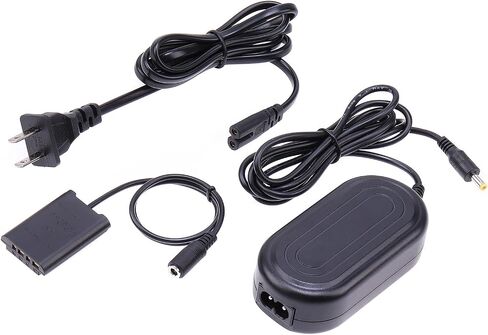 FocusFoto AC Power Supply Adapter AC-LS5 & DC Coupler DK-X1 Dummy Battery Cable Kit for Sony RX100 II III IV V VI RX100M2 RX100M3 RX100M4 RX100M5 RX100M6 RX100M7 RX1R HX300 WX500 ZV1 Camera in Saudi Arabia