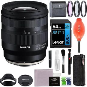 TAMRON 11-20MM F/2.8 DI III-A RXD for Fujifilm X-Mount APS-C Mirrorless Cameras with Advanced Accessory and Travel Bundle | Tamron 6 Year USA Warranty | AFB060X-700 | Tamron 11-20mm Fujifilm X-Mount