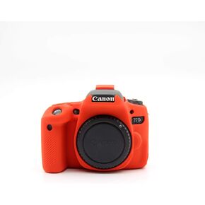 77D Case, BolinUS Fullbody Ultra-Thin Lightweight Rubber Soft Silicone Housing Case Bag Cover for Canon EOS 77D (Black)