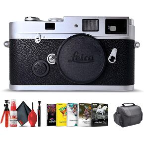 Leica MP 0.72 Rangefinder Camera (Silver) (10301) + Corel Photo Software + Case + Flex Tripod + Cleaning Kit in Kuwait