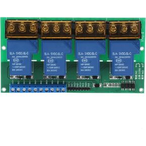 YWBL-WH 30A 4 Channel Relay Module Expansion Board with Optocoupler for Arduino Raspberry Pi DSP AVR PIC ARM (5VDC) in Kuwait