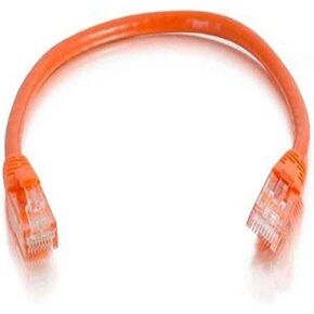 C2G 04022 Cat6 Cable - Snagless Unshielded Ethernet Network Patch Cable, Orange (15 Feet, 4.57 Meters)