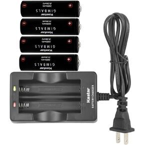 Kastar 2-Pack Battery and AC Wall Charger Replacement for Manfrotto MVG460 & MVG460FFR, XHDATA D-808 AM/FM, GMB-B117, GMB-B118 Battery, EVO GP GP-PRO RAGE3 Gimbal, EVO Rage (Gen 1) Gimbal in Saudi Arabia