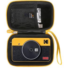 حافظة تخزين صلبة للسفر من Aproca، لكاميرا Kodak Mini Shot 2 Retro/Mini 2 Retro 4PASS 2 في 1 للكاميرا الرقمية الفورية وطابعة الصور