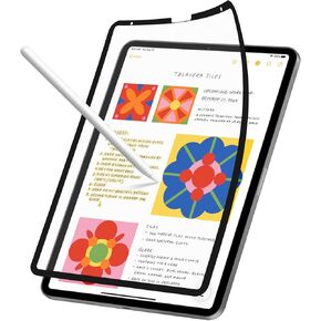 واقي شاشة KCT Paperfeel Pro متوافق مع iPad Pro 12.9 بوصة 2022 و2021 و2020 و2018 (السادس والخامس والرابع والثالث)، قابل لإعادة الاستخدام ومضاد للتوهج وغير لامع متوافق مع قلم Apple للكتابة in Kuwait