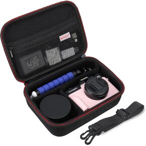 جراب BOVKE OM 6 لهاتف DJI OSMO Mobile 6 الذكي - مثبت جيمبال - حقيبة سفر لـ DJI OM 6 - حامل تثبيت فيديو محمول وقابل للطي - لفيديو سيلفي يوتيوب تيك توك، جيب شبكي للكابلات، أسود in Kuwait