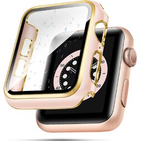 top4cus 40mm PC Cover Case for Apple Watch Series 6/SE/5/4, White | With Screen Protector, Daily Use Cover for Women Kids, Overall Anti-Scratch Bumper, Shockproof, Waterproof, Workout in Kuwait