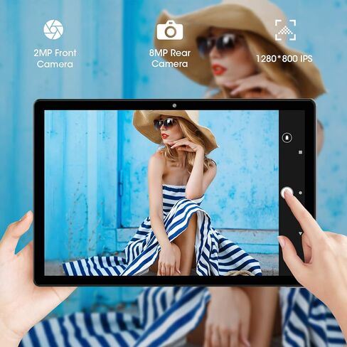 تابلت اندرويد 10 انش بمعالج رباعي النواة وذاكرة RAM 3GB وروم 64GB مقاس 10.1 انش وشاشة IPS 1280×800 وكاميرا 2+8MP وواي فاي وبلوتوث وبطارية 6000mAh من وي تاب in Kuwait