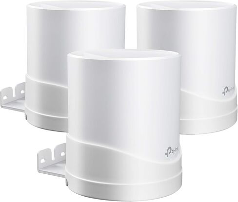 Wall Mount for Deco X68/XE75/XE75 Pro/AXE5300/AXE5400/PX50-2 Pack | Sturdy ABS Plastic Wall Mount Holder, Hides Cables Neatly, Save Space. Bracket For TP-LINK Deco X68/XE75 Pro/AXE5400/PX50 in Kuwait