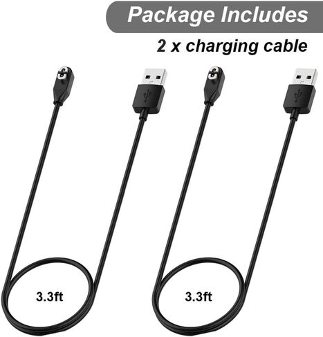 Emilydeals Charging Cable for Shokz OpenRun, OpenRun Pro, OpenRun Mini, AfterShokz Aeropex AS800, OpenComm ASC100SG, Replacement USB Charger Cable Cord Bluetooth Headphones Accessories (3.3ft/1m) in Kuwait