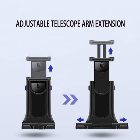 حامل اكواب للتابلت 2 في 1 للسيارة والشاحنة والتابلت قابل للتعديل قابل للتعديل وقابل للتمدد للهواتف الخلوية ايفون موتو جوجل تابلت ايباد اير/ميني/برو سامسونج جالكسي تابلت in Kuwait