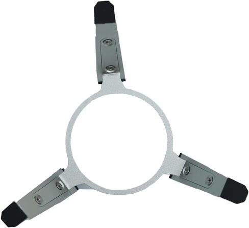 حامل ثلاثي القوائم من الالومنيوم مع اطار معدني آمن وثابت مع وسادة سيليكون لجهاز ابل هوم بود ميني هوم بود (حامل فقط) (فضي) in Kuwait