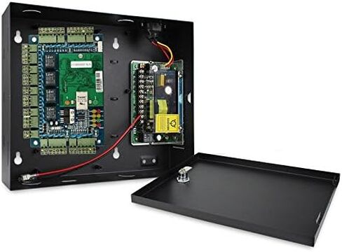 4 Doors Access Control System Core Control Components Metal 5A 110V-240V Power Supply Box and 4 Doors TCP/IP Access Control Panel Wiegand Controller,Computer Based Software,Remote Open in Kuwait