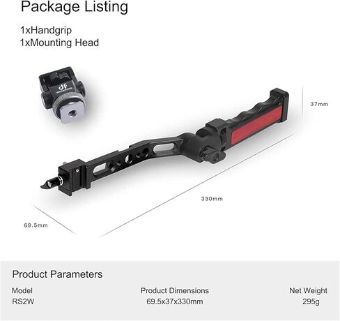ملحقات جيمبال RS2/RSC2، مقبض خشبي قابل للتعديل متوافق مع دي جيه اي ار اس 2 / ار اس سي 2 جيمبال مثبت محمول باليد للميكروفون/الشاشة وغيرها in Kuwait