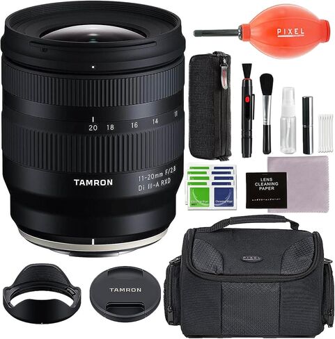 TAMRON 11-20 مم F/2.8 DI III-A RXD لكاميرات Fujifilm X-Mount APS-C بدون مرآة مع ملحقات متقدمة وحزمة سفر | ضمان الولايات المتحدة الأمريكية لمدة 6 سنوات من تامرون | AFB060X-700 | تامرون 11-20 ملم فوجي فيلم اكس ماونت in Kuwait