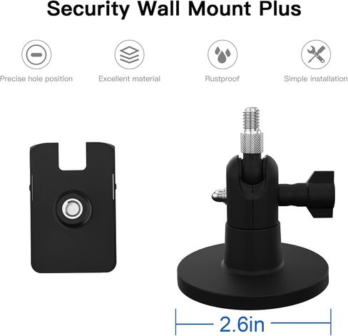 فومنك حامل مغناطيسي يثبت على الحائط متوافق مع كاميرا سيمبليسيف، حامل بسيط قابل للتعديل بزاوية 360 درجة in Kuwait