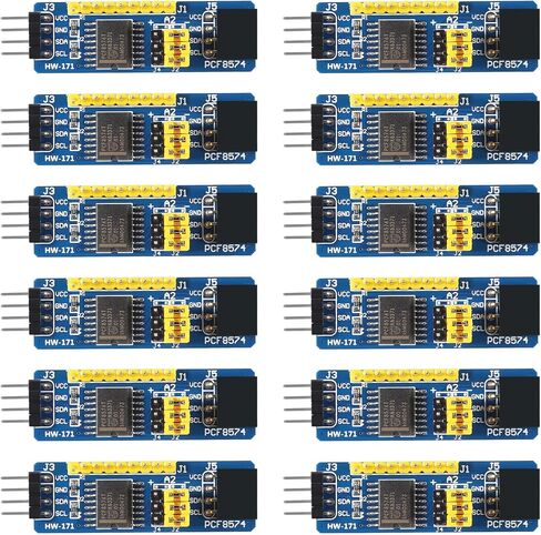 12PCS PCF8574 IO MCU Expansion Board I2C Interface 8bit I/O Expander IIC Bus Evaluation Development Module in Saudi Arabia