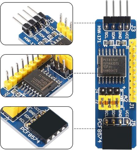 12PCS PCF8574 IO MCU Expansion Board I2C Interface 8bit I/O Expander IIC Bus Evaluation Development Module in Saudi Arabia
