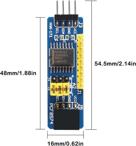 12PCS PCF8574 IO MCU Expansion Board I2C Interface 8bit I/O Expander IIC Bus Evaluation Development Module in Saudi Arabia