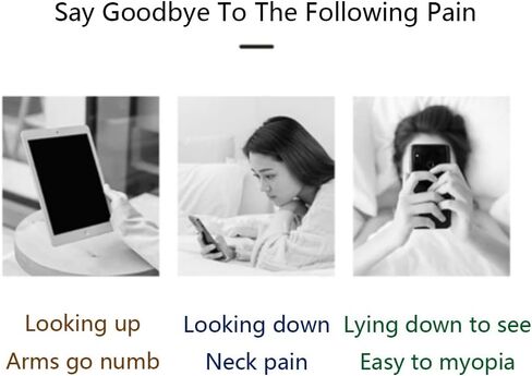 حامل الهاتف المحمول AESGXTU Bear للكمبيوتر اللوحي، وديكور سطح المكتب من الراتنج وشاشة تخزين للكسالى لمتابعة الدراما (أبيض) in Kuwait