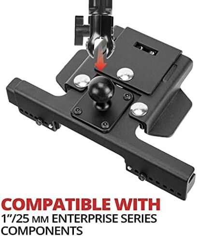 Tackform Metal Locking Tablet Cradle with 1" / 25mm / B-Sized Ball Connection in Saudi Arabia