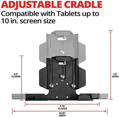 Tackform Metal Locking Tablet Cradle with 1" / 25mm / B-Sized Ball Connection in Saudi Arabia