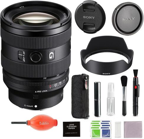 Sony FE 20-70mm f/4 G E-Mount Lens Bundle with Backpack, 64GB SD Card + More | SEL2070G in Saudi Arabia