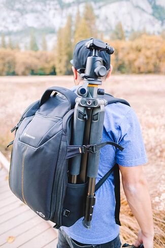 حقيبة ظهر VANGUARD Alta Rise 45 لكاميرات DSLR، كاميرا مدمجة، كاميرا بدون مرآة، للسفر، أسود in Kuwait