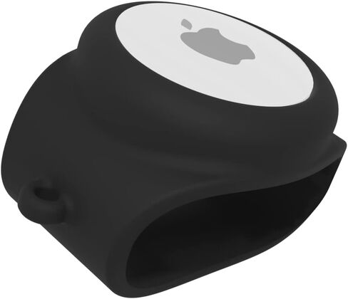 Silicone Band for AirTag and Tile Sticker (Pink) in Saudi Arabia