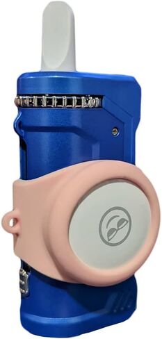 Silicone Band for AirTag and Tile Sticker (Pink) in Saudi Arabia