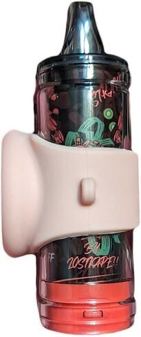 Silicone Band for AirTag and Tile Sticker (Pink) in Saudi Arabia