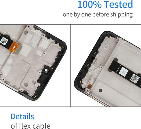 استبدال شاشة LCD لموتورولا Moto G 5G 2022 لشاشة Moto G 5G 2022 XT2213 XT2213-3 XT2213DL LCD مجموعة عرض رقمية تعمل باللمس مع أدوات إصلاح (أسود مع إطار) in Saudi Arabia