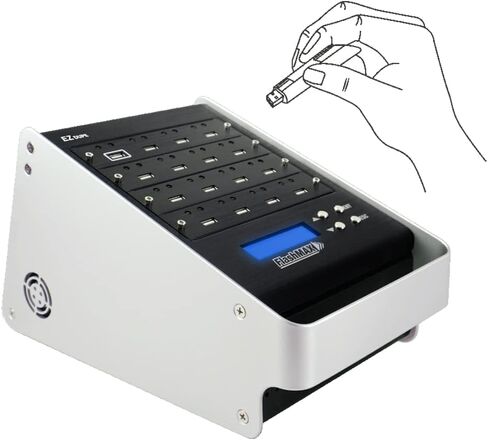 اي زدد دوب جهاز نسخ USB من 1 الى 39 من فلاش ماكس - ممحاة استنساخ وDOD لمحرك ابهام وسائط فلاش USB 2.0/3.0/3.1 in Kuwait