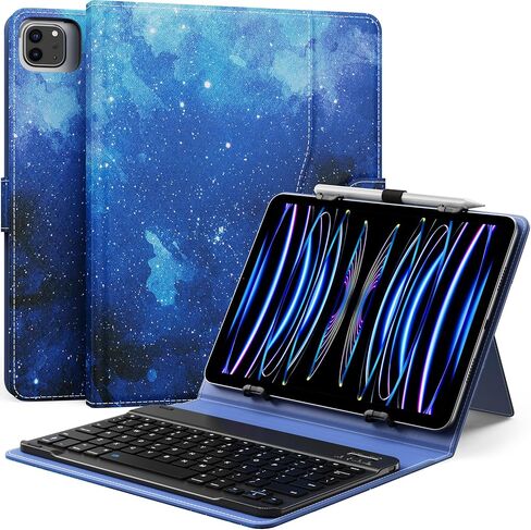 MoKo Universal QWERTY Keyboard Case Fit 9-11 Inch Tablets,Black in Kuwait