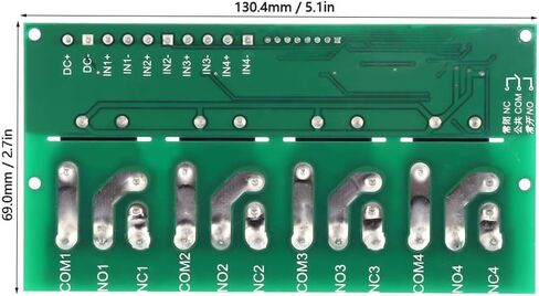 YWBL-WH 30A 4 Channel Relay Module Expansion Board with Optocoupler for Arduino Raspberry Pi DSP AVR PIC ARM (5VDC) in Saudi Arabia