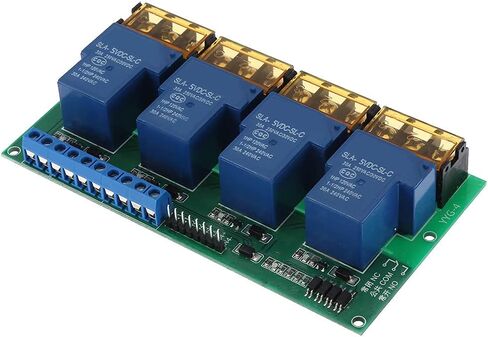 YWBL-WH 30A 4 Channel Relay Module Expansion Board with Optocoupler for Arduino Raspberry Pi DSP AVR PIC ARM (5VDC) in Saudi Arabia