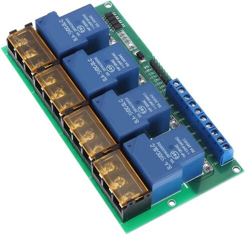 YWBL-WH 30A 4 Channel Relay Module Expansion Board with Optocoupler for Arduino Raspberry Pi DSP AVR PIC ARM (5VDC) in Saudi Arabia