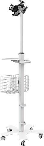 Medical Stand & Enclosure – CTA Medical Mobile Floor Stand with VESA Tablet Security Holder for iPad Air 4, iPad Pro, and Other Medium to Large Tablets (PAD-MFSV) in Saudi Arabia
