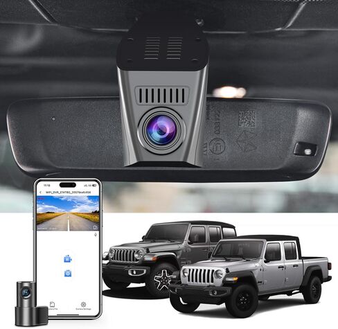4K Dash Cam for Jeep Gladiator JT 2018-2023 & Wrangler JL 2018-2023 etc in Kuwait