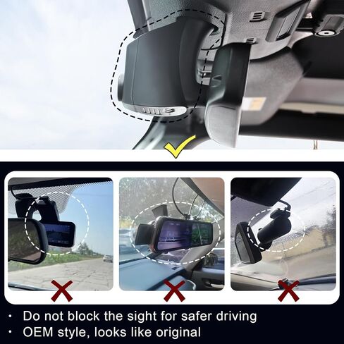 4K Dash Cam for Jeep Gladiator JT 2018-2023 & Wrangler JL 2018-2023 etc in Kuwait